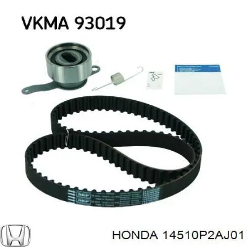 14510P2AJ01 Honda Ролик натяжителя ремня ГРМ