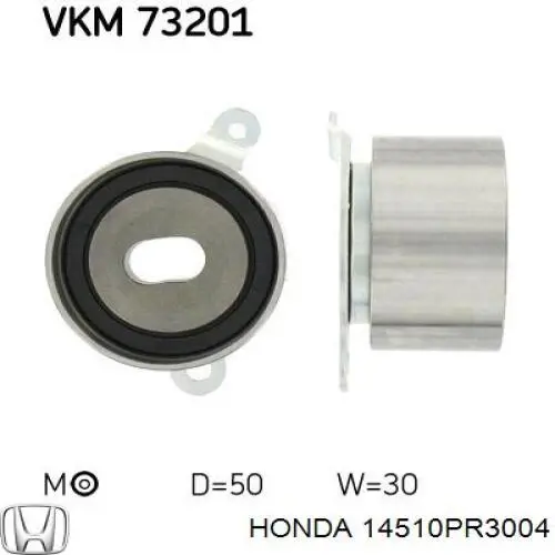 Ролик натяжителя ремня газораспределения Honda 14510PR3004 цена, от 14.00 USD