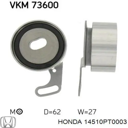 Tensor, correa dentada 14510PT0003 Honda