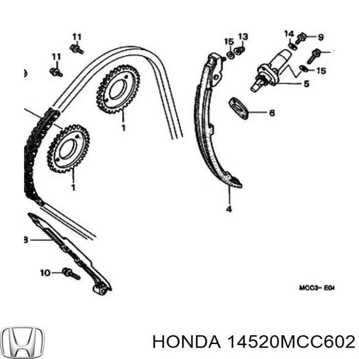  14520MCC602 Honda