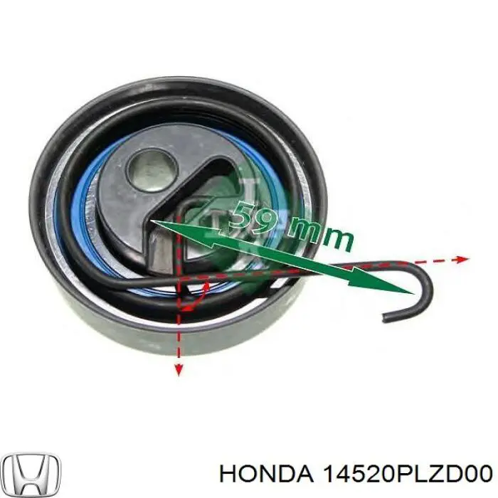 Обводной ролик ремня ГРМ Honda 14520PLZD00 цена, от 21.43 USD