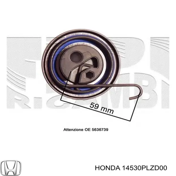 Ролик ГРМ 14530PLZD00 Honda