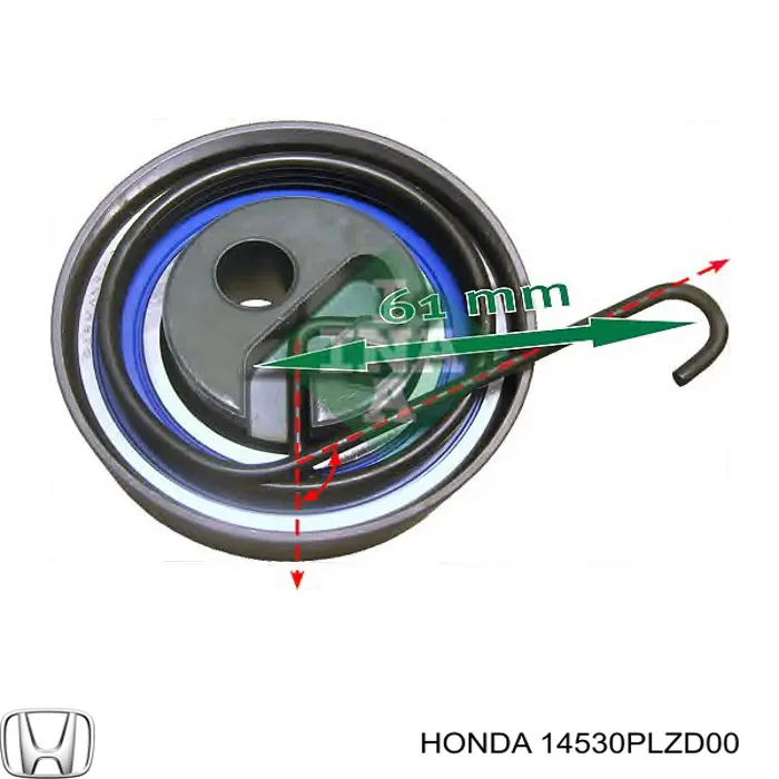 Ролик натяжителя ремня газораспределения Honda 14530PLZD00 цена, от 15.71 USD