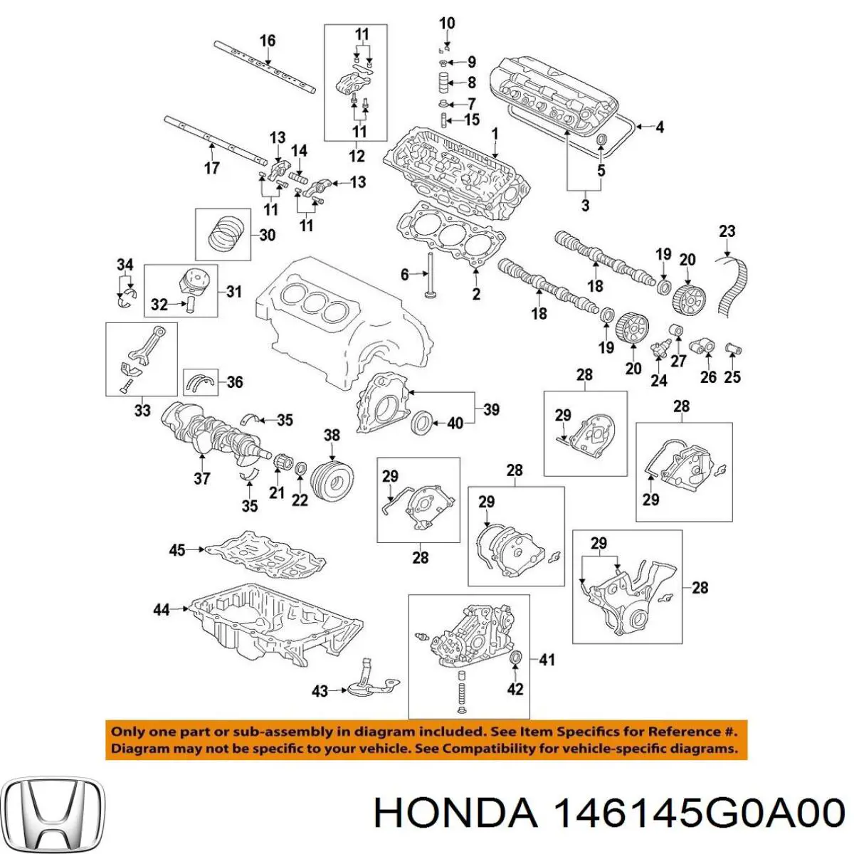 146145G0A00 Honda 
