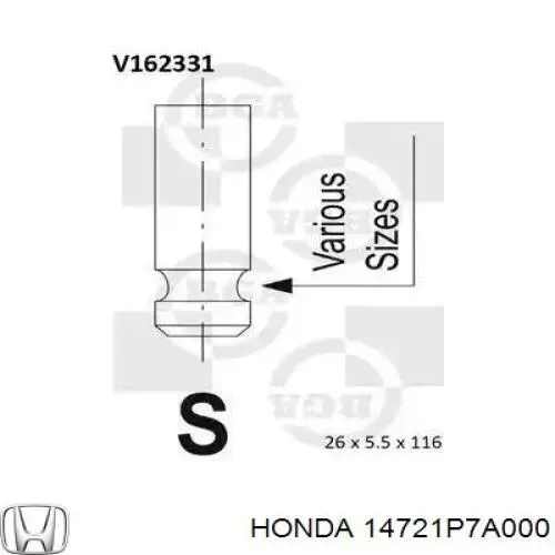  14721P7A000 Honda