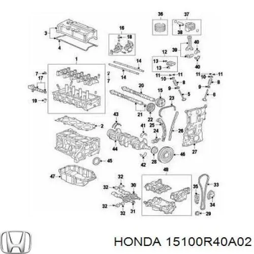  15100R40A02 Honda