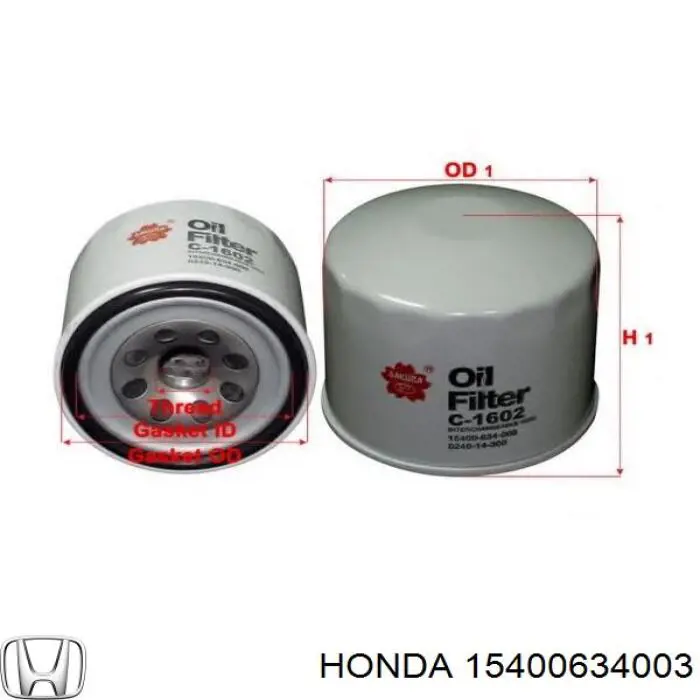 Купить 15400634003 Honda Фильтр центробежный очистки масла