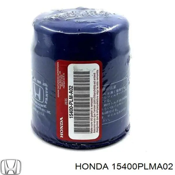 Filtro de óleo 15400PLMA02 Honda