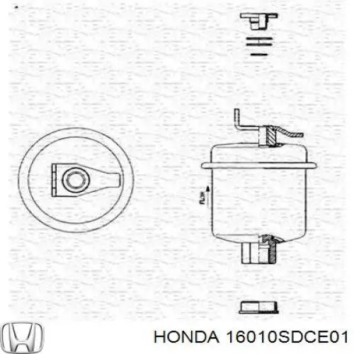 Купить 16010SDCE01 Honda Модуль топливного насоса