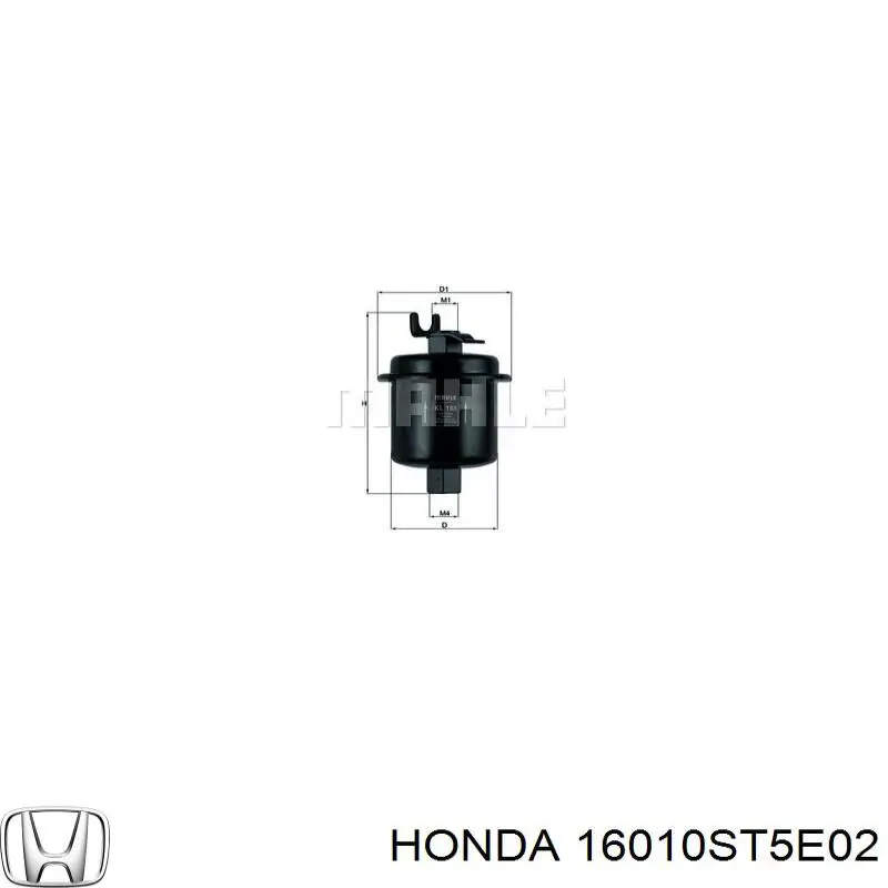 Купить 16010ST5E02 Honda Фильтр-отстойник топлива грубой очистки