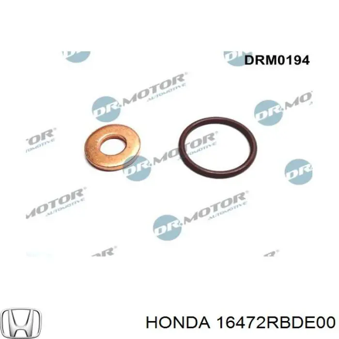 Кольцо (шайба) форсунки инжектора посадочное на Honda FR-V BE