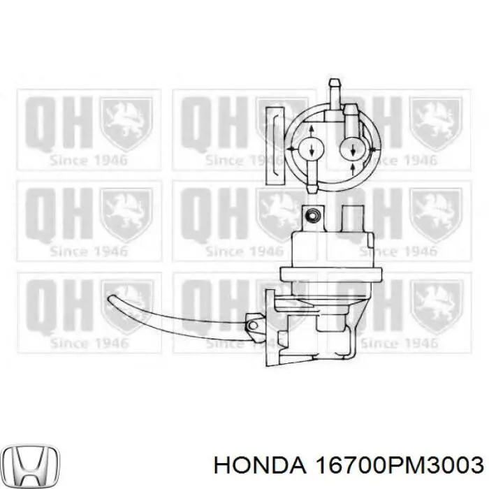 Топливный насос механический на Honda Civic IV 