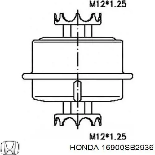 Топливный фильтр 16900SB2936 Honda