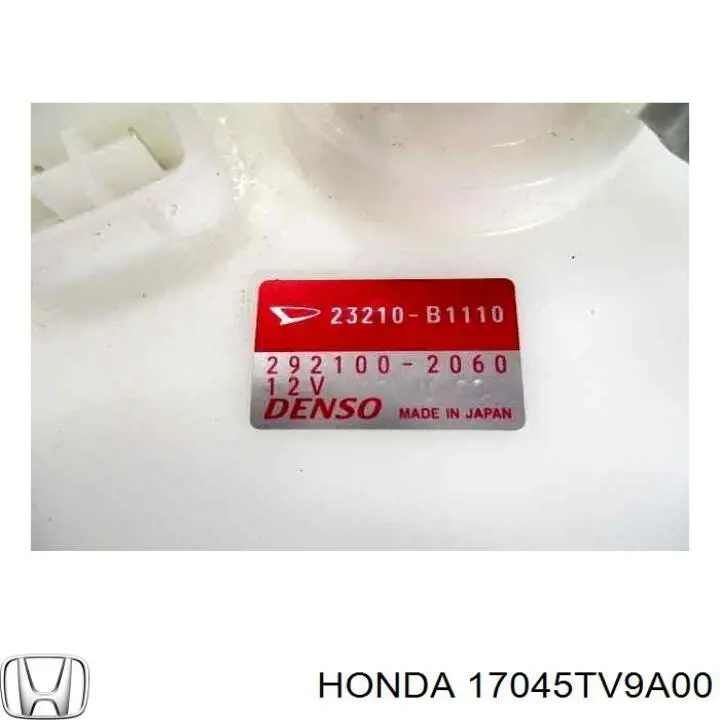  Honda 17045TV9A00 цена, от 44.30 USD