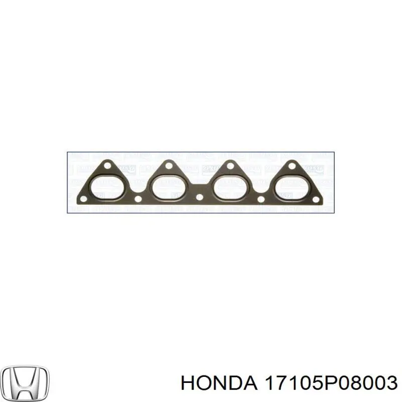 Прокладка впускного коллектора верхняя 17105P08003 Honda