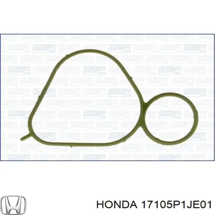 Прокладка впускного коллектора левая на Honda Accord VI 