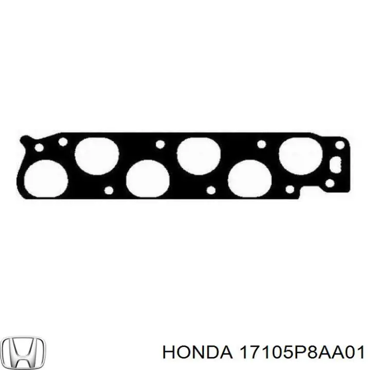 Прокладка впускного коллектора нижняя на Honda Accord VI 
