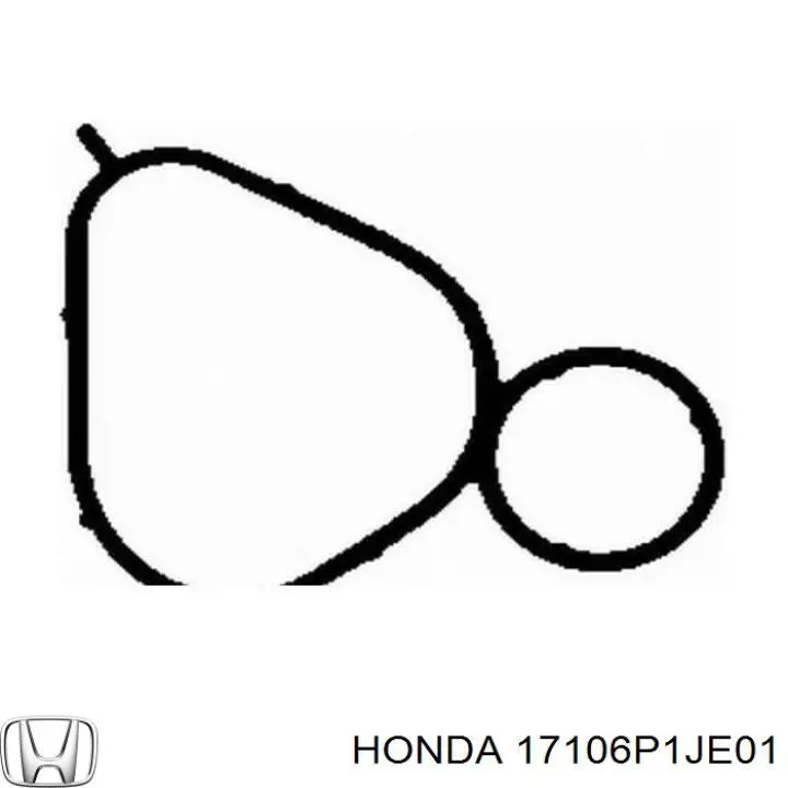 Прокладка впускного коллектора правая на Honda Accord VI 