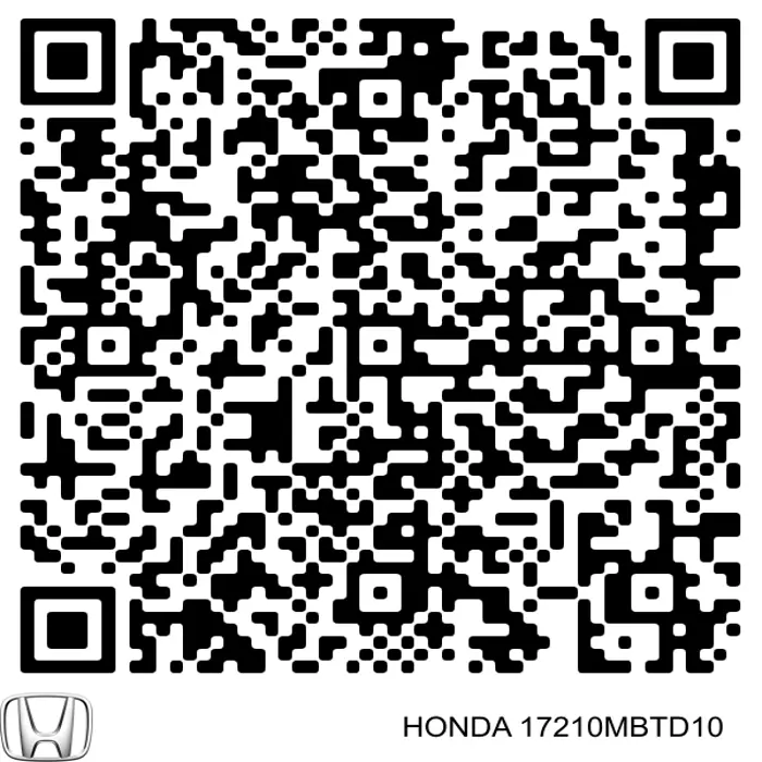 17210MBTD10 Honda Воздушный фильтр двигателя