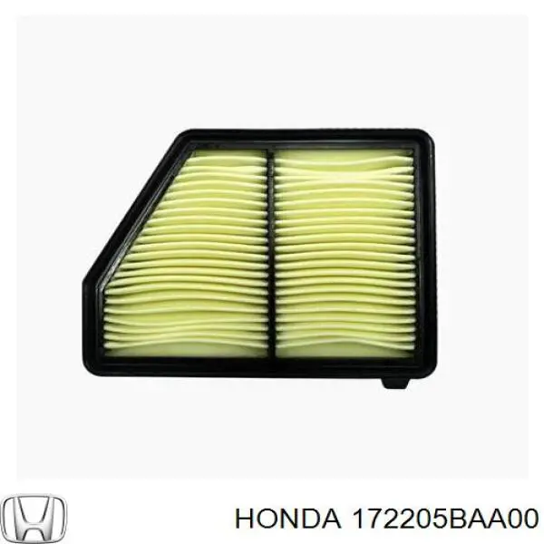 Воздушный фильтр 172205BAA00 Honda