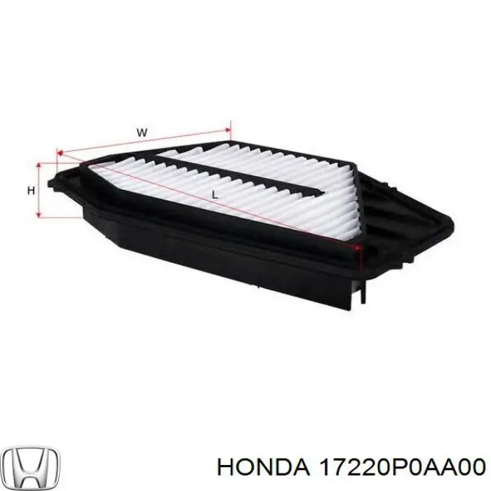 Воздушный фильтр 17220P0AA00 Honda