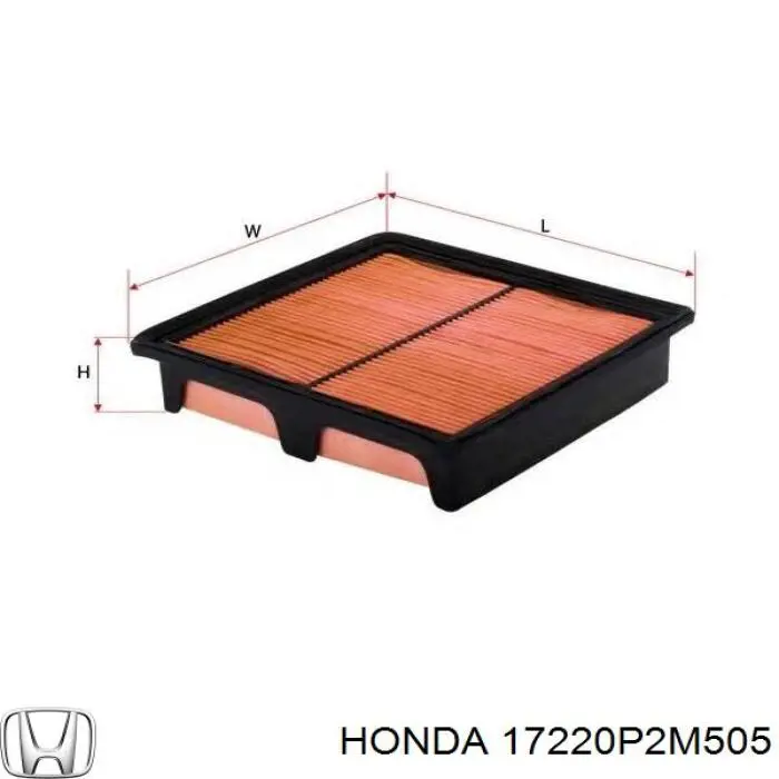 17220P2M505 Honda воздушный фильтр
