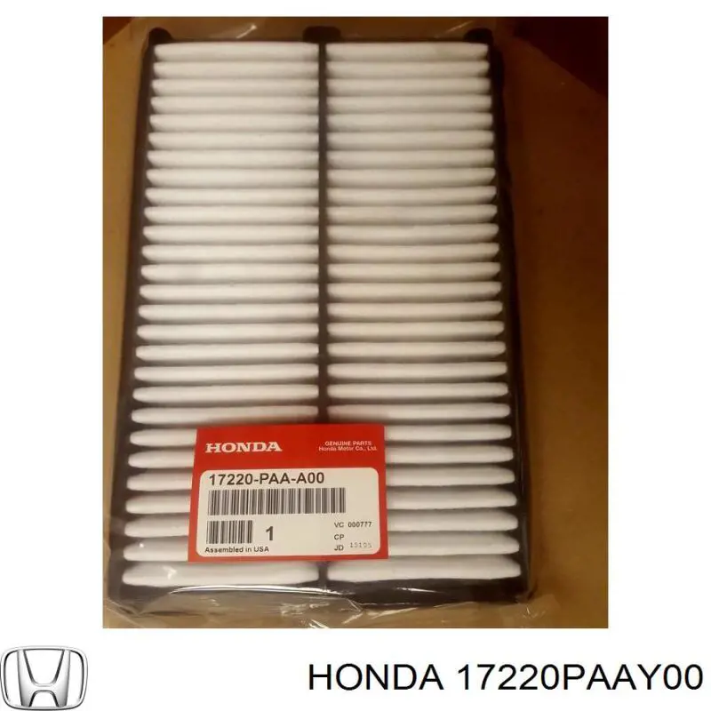 Элемент воздушного фильтра Honda 17220PAAY00 цена, от 36.49 USD