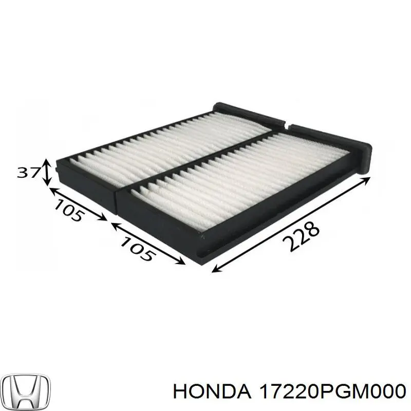 Элемент воздушного фильтра Honda 17220PGM000 цена, от 3.62 USD