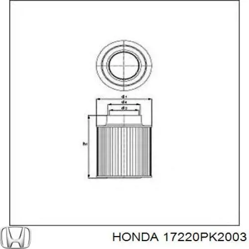 Фильтр воздушный Honda 17220PK2003