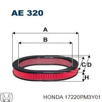 Воздушный фильтр 17220PM3Y01 Honda