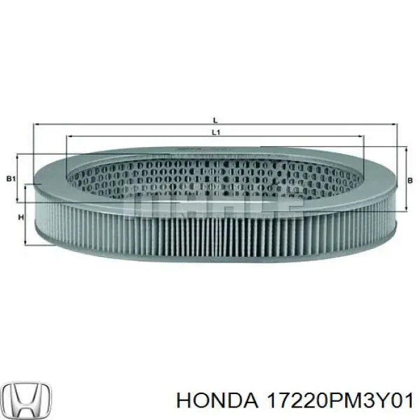 Купить 17220PM3Y01 Honda Автомобильный фильтр воздуха