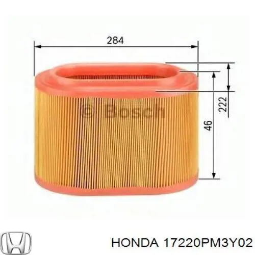 Элемент воздушного фильтра Honda 17220PM3Y02 цена, от 7.73 USD