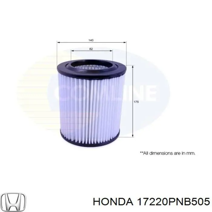 Элемент воздушного фильтра Honda 17220PNB505 цена, от 6.43 USD