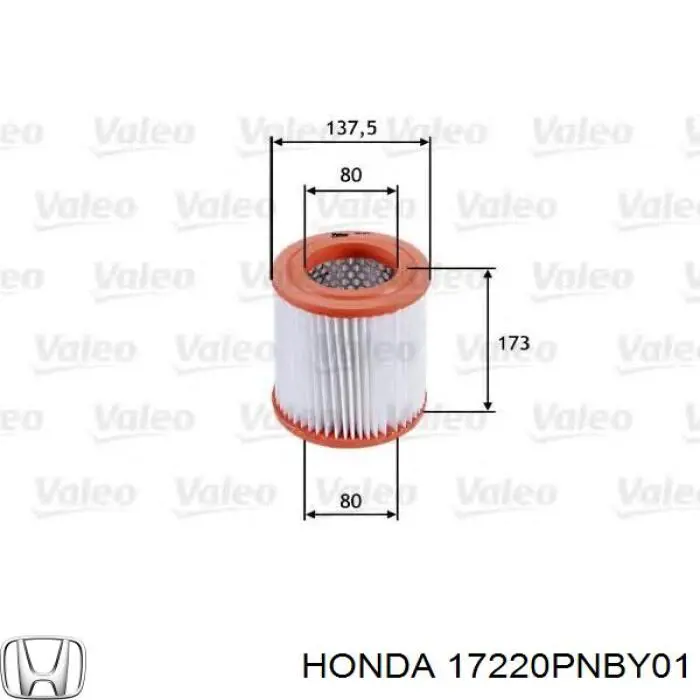 Элемент воздушного фильтра Honda 17220PNBY01 цена, от 6.42 USD