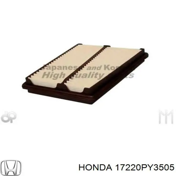 Воздушный фильтр 17220PY3505 Honda