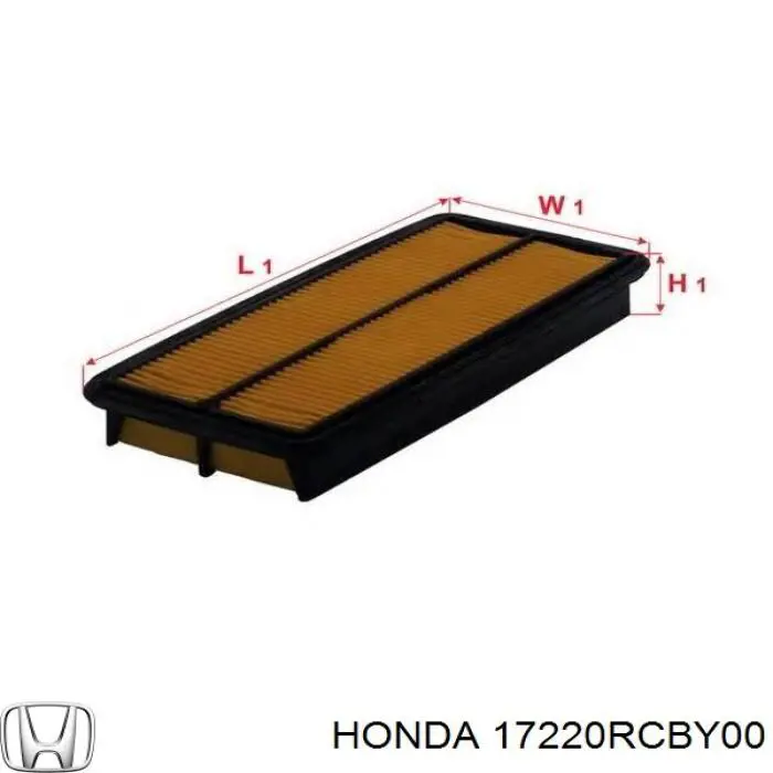 Воздушный фильтр 17220RCBY00 Honda