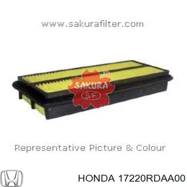 Элемент воздушного фильтра Honda 17220RDAA00 цена, от 13.06 USD