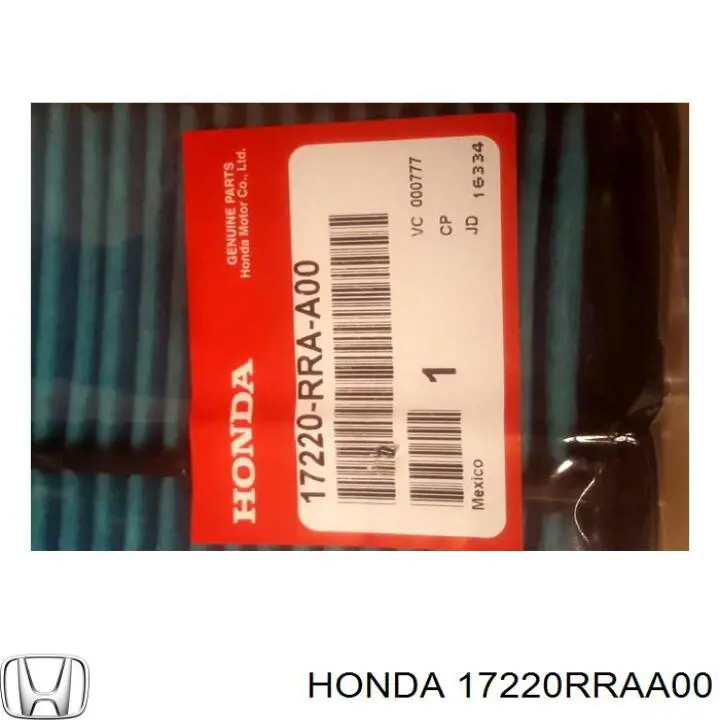 Воздушный фильтр 17220RRAA00 Honda