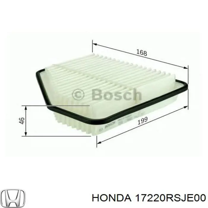 Воздушный фильтр 17220RSJE00 Honda
