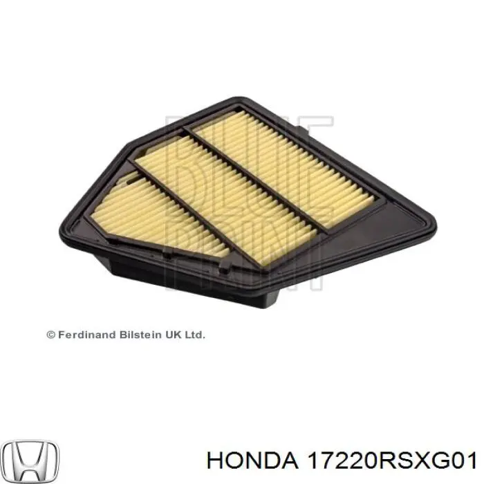 17220RSXG01 Honda Воздушный фильтр двигателя