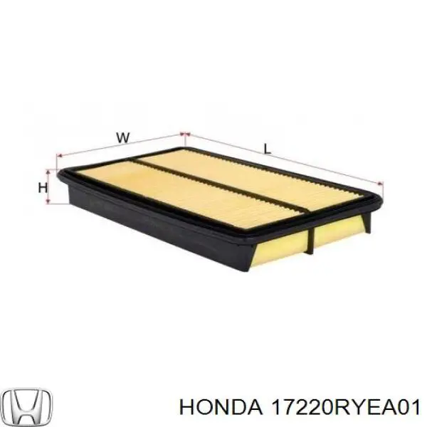 Элемент воздушного фильтра Honda 17220RYEA01 цена, от 10.87 USD