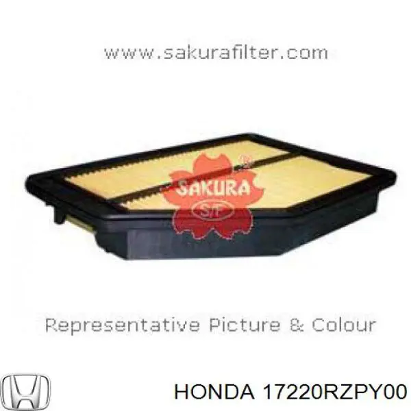 Воздушный фильтр 17220RZPY00 Honda