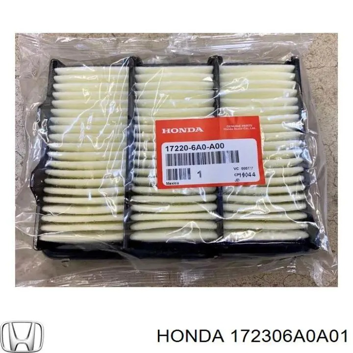 172306A0A01 Honda Резонатор воздушного фильтра