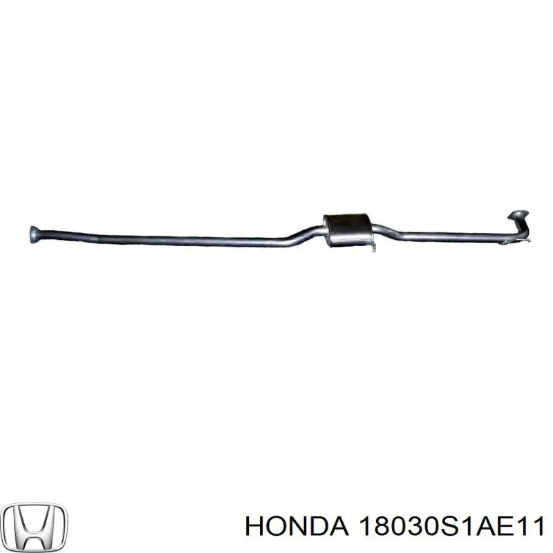 Глушитель, задняя часть на Honda Accord VI 