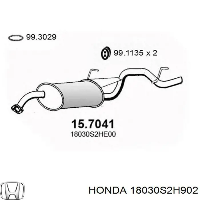 18030S2H902 Honda 