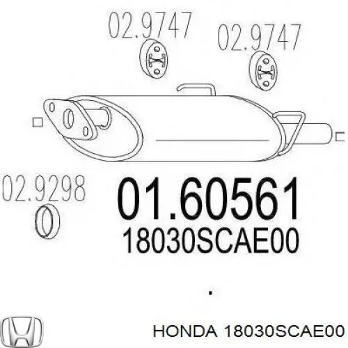  18030S9A010 Honda