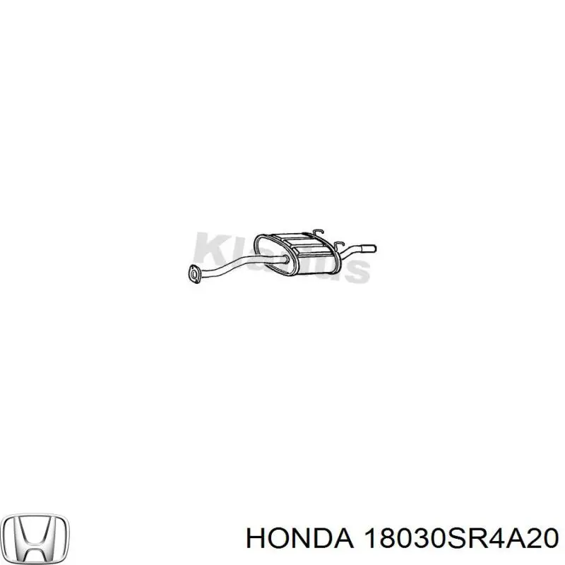 Купить 18030SR4A20 Honda Глушитель задний