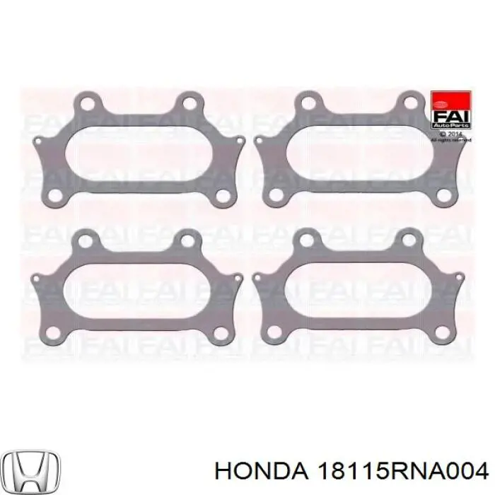 Прокладка выпускного коллектора на Honda Civic 