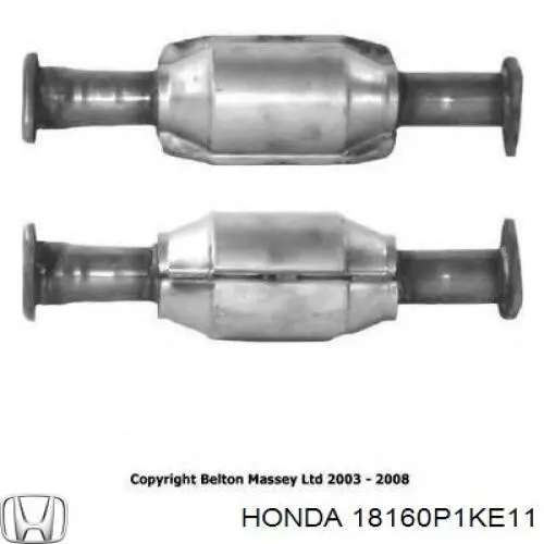 Купить 18160P1KE11 Honda Преобразователь отработавших газов