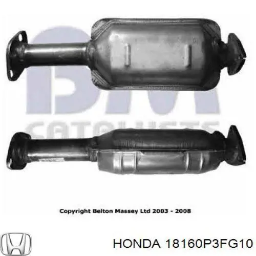 Купить 18160P3FG10 Honda Сажевый фильтр дпф